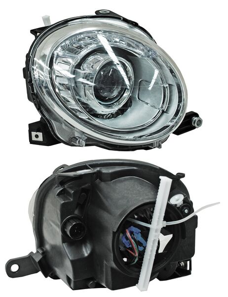 FARO FIAT 500 09-15 SUP C/LUPA TYC1 DER