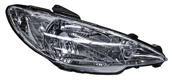 FARO PEUGEOT 206 01-09 LISO UN AS TYC DER 287 650.08