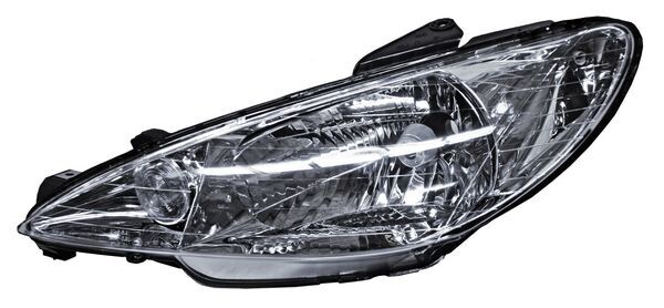FARO PEUGEOT 206 01-09 LISO UN AS TYC IZQ 287