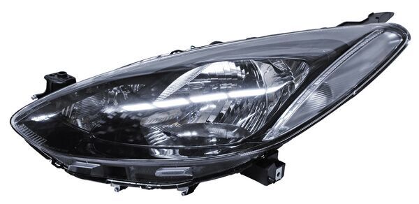 FARO MAZDA 2 12-15/ USA 11-14 FONDO NEGRO S/MOTOR TYC NZL IZQ