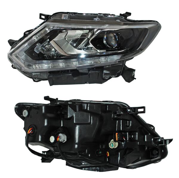 FARO XTRAIL 15-17 ELECT C/MOTOR LEDS C/LUPA ALD251 TYC1 IZQ