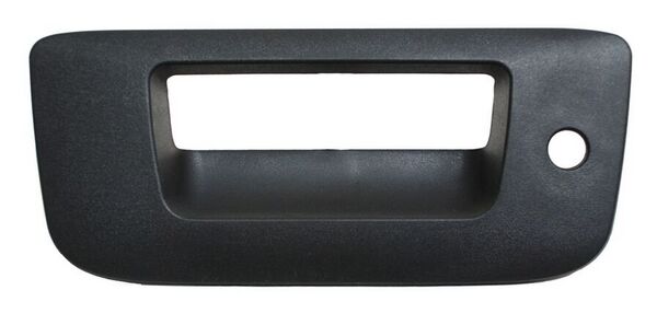 MANIJA TAPA CAJA CHEV PU/ GMC 07-13 NEGRO CORRUGADA C/HOYO P/LLAVE BISEL PLASTICO