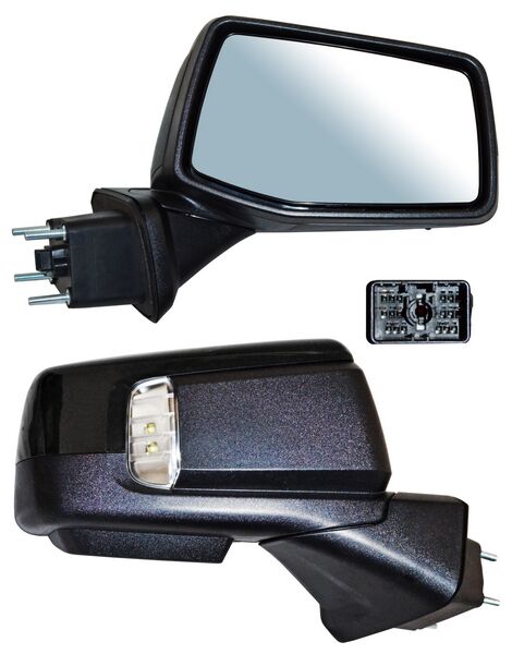 ESPEJO CHEV PU GMC SIERRA 19-25 ELECT P/PINT C/DESEMP C/SENS TEMP C/DIRECC C/LUZ INF C/MEM AUTOABATIBLE 15 PINES DER