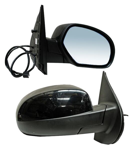 ESPEJO CHEV PU/ TAHOE/ YUKON 07-14/ SUBURBAN 06-10 ELECT NEGRO LISO 5 PINES DER 980.09