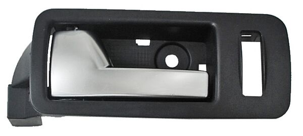 MANIJA INT MUSTANG 05-14 NEGRA/ PLATA DEL PLASTICO *****2 IZQ