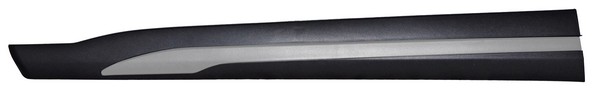MOLDURA PUERTA KICKS 17-24 CORRUGADA C/MOLD PLATA DEL NZL IZQ