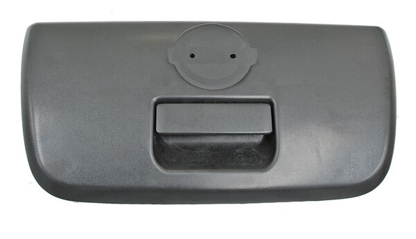 MANIJA TAPA CAJA FRONTIER 01-04 COMPLETA S/EMBLEMA S/HOYO P/LLAVE PLASTICO NEGRA