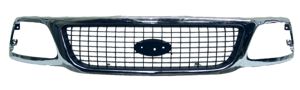 PARRILLA EXPEDITION 99-02 XLT CROMADA FONDO NEGRO 922