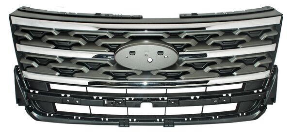 PARRILLA EXPLORER 18-19 GRIS CLARO C/MOLD CROM