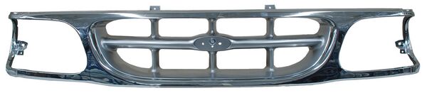 PARRILLA EXPLORER 95-01 CROMADA/ GRIS C/MOLD FARO TYG
